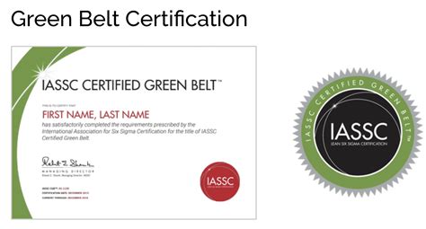 is the lss green belt certification test hard|lssgb training and certification program.